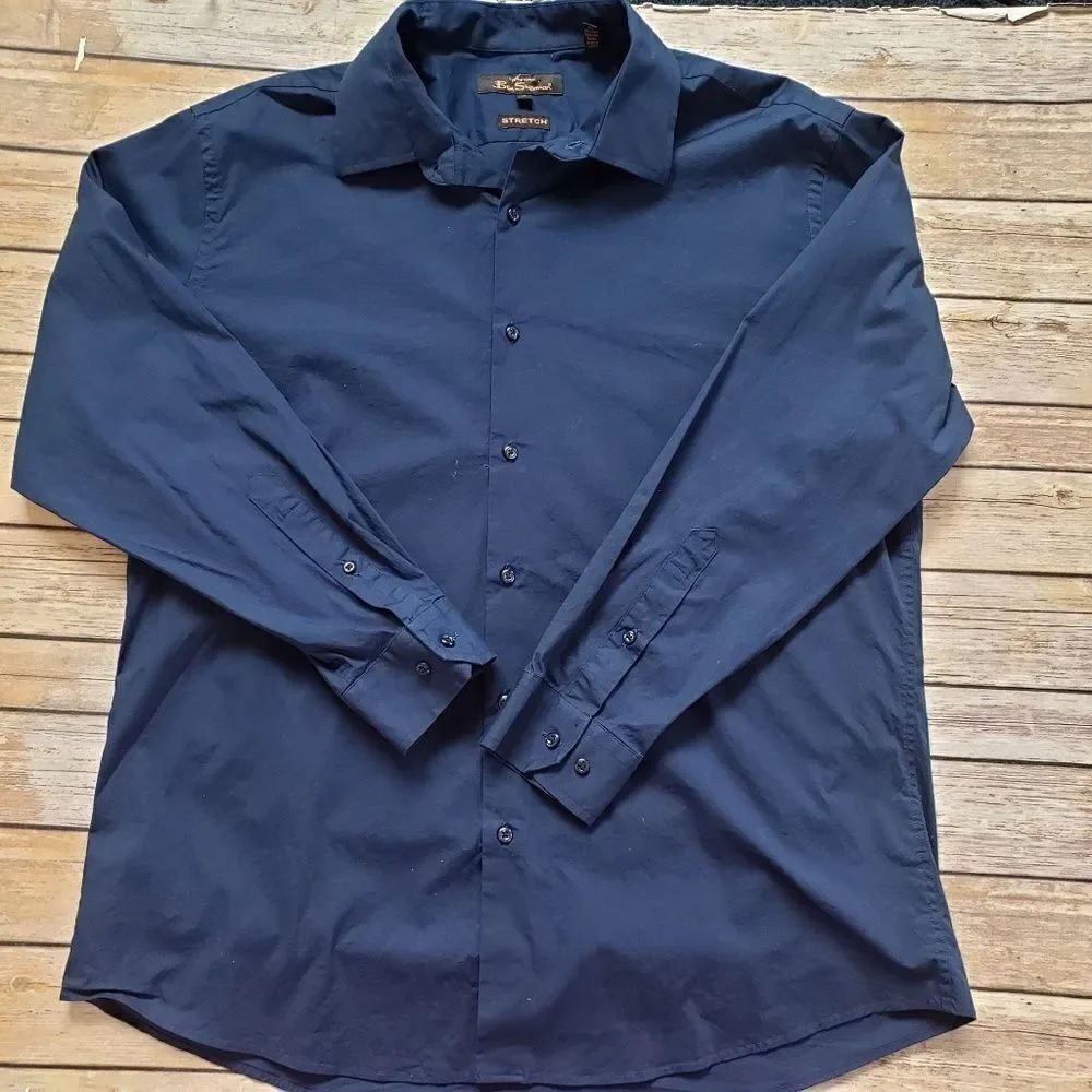 Ben Sherman Stretch Button Down dress Shirt